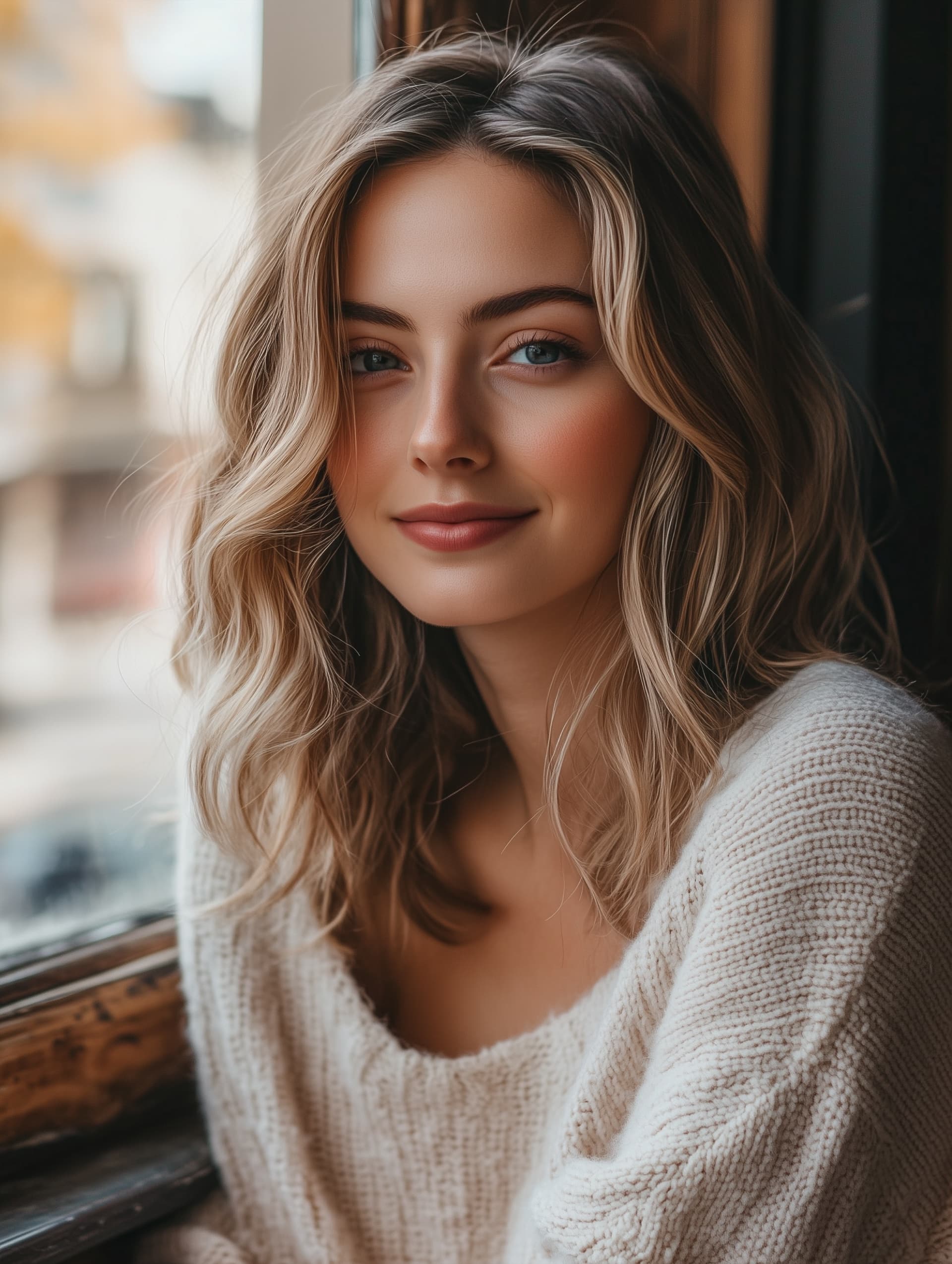 Woman with beautiful fresh highlights